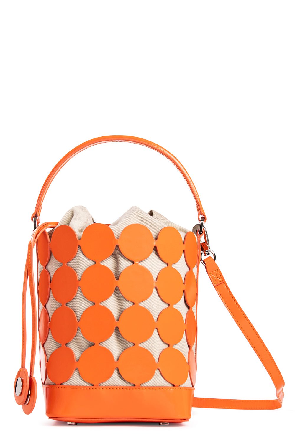 PIERRE HARDY-Small Bulles Bucket Bag - Orange Sand-ORNGSAND