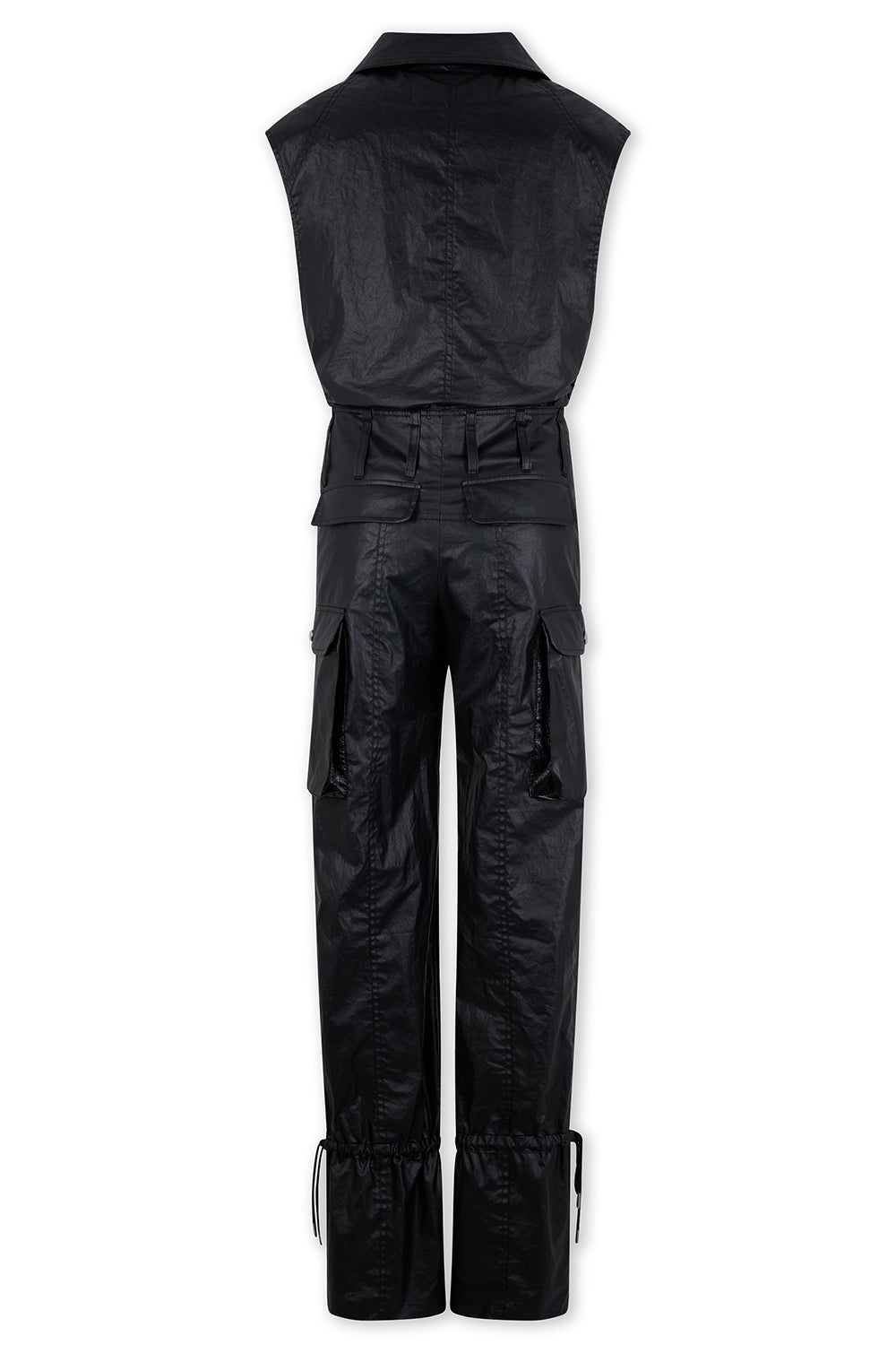 Sleeveless Jumpsuit-BLACK-38-CLOTHINGPANTJUMPSUIT-RABANNE