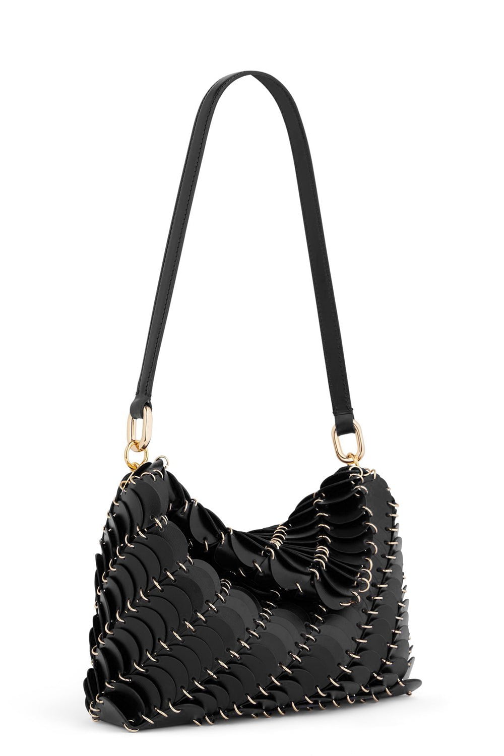 RABANNE-Paco Shoulder Bag-BLACK