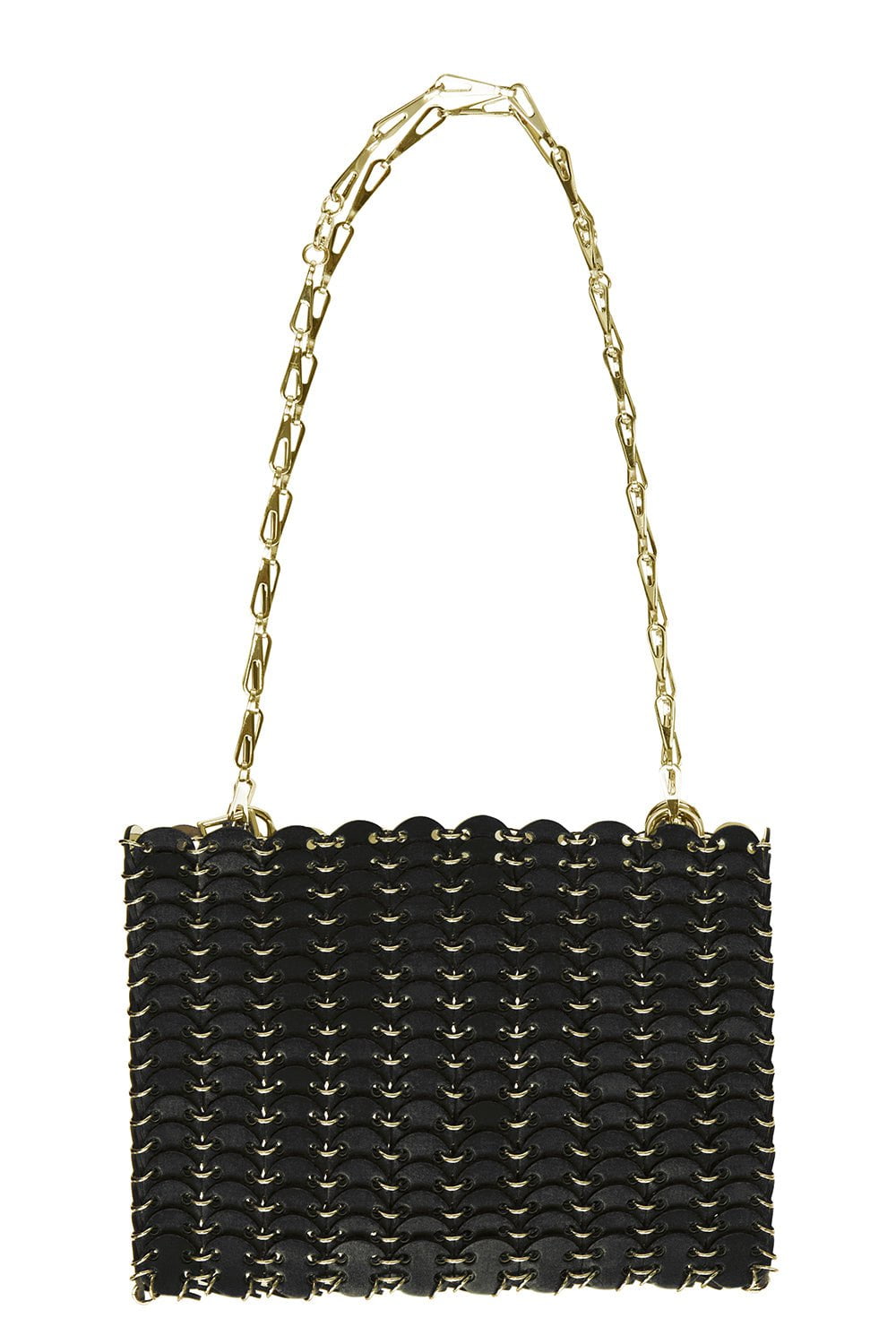 RABANNE-Iconic 1969 Bag - Black Gold-BLK/GLD