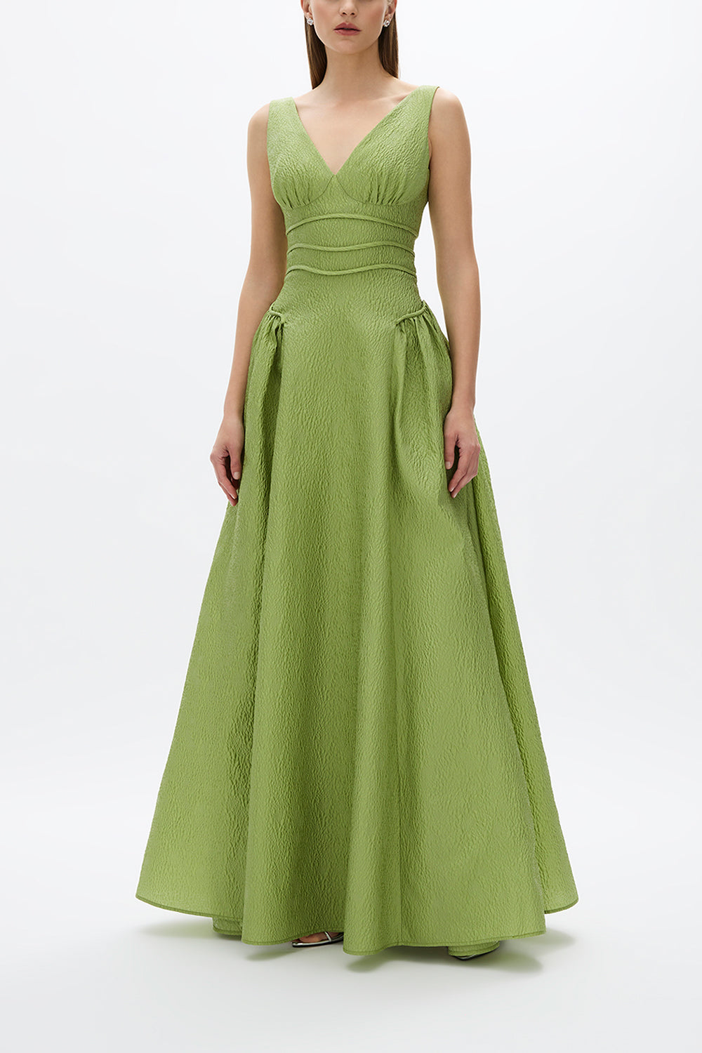 SOPHIA GOWN - GREENERY-GREENERY-6-CLOTHINGDRESSGOWN-RACHEL GILBERT