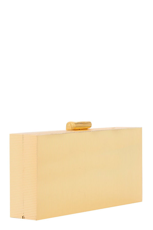 RETROFETE-Milo Clutch - Gold-GOLD/METAL