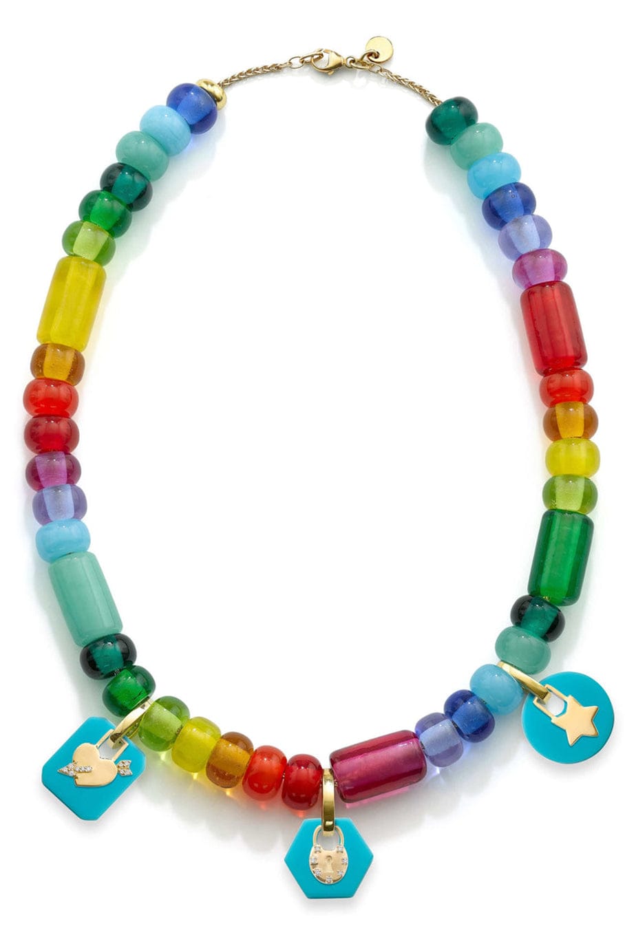 ROBINSON PELHAM-Rainbow Arcadia Necklace - 15"-YELLOW GOLD