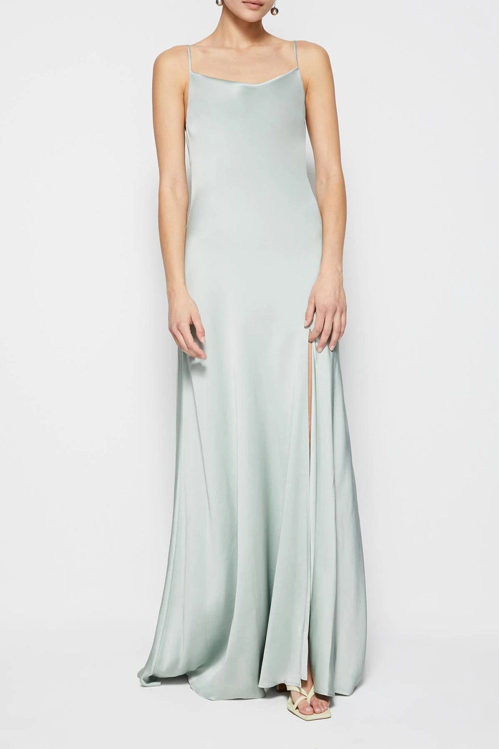 SIMKHAI-Finley Crepe Satin Gown-