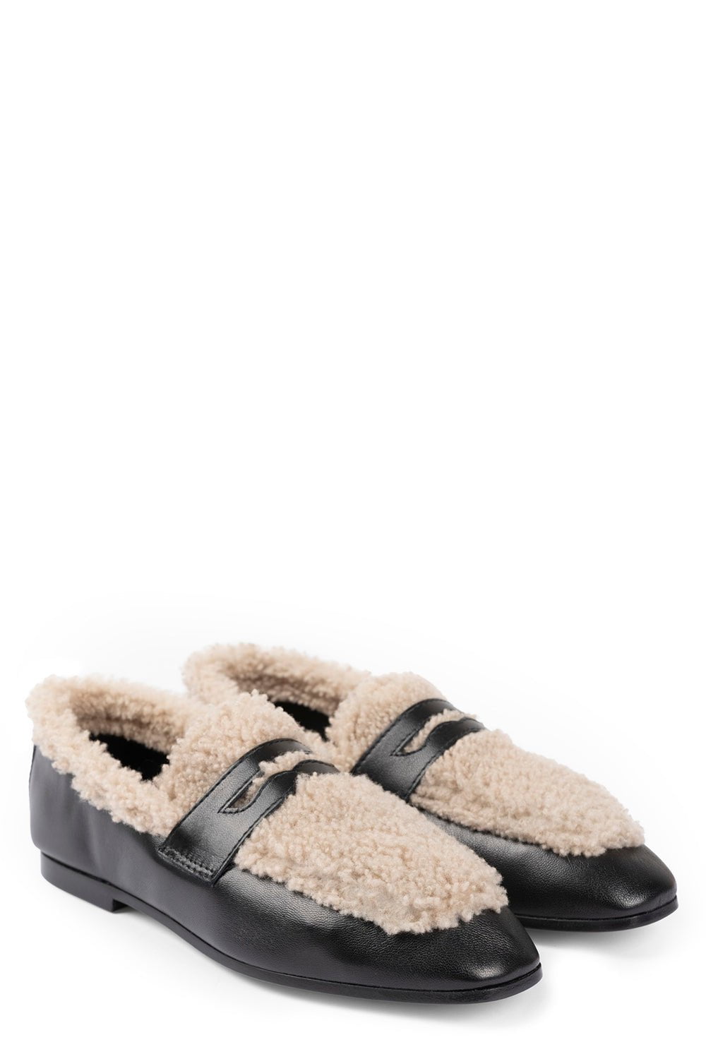 SOPHIQUE-Essenziale Shearling Loafer-