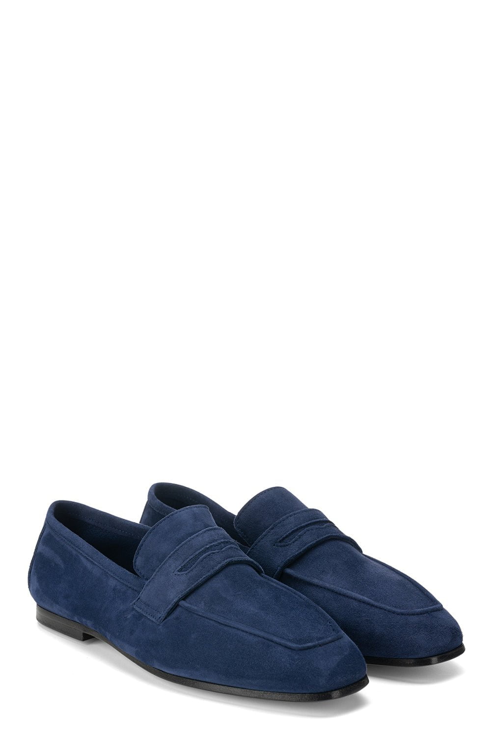 SOPHIQUE-Essenziale Suede Loafer - Blue Ink-