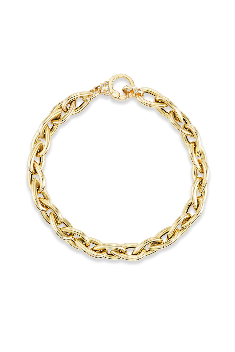 Teardrop Chain Bracelet-YELLOW GOLD-6.5-JEWELRYFINE JEWELBRACELET O-SORELLINA