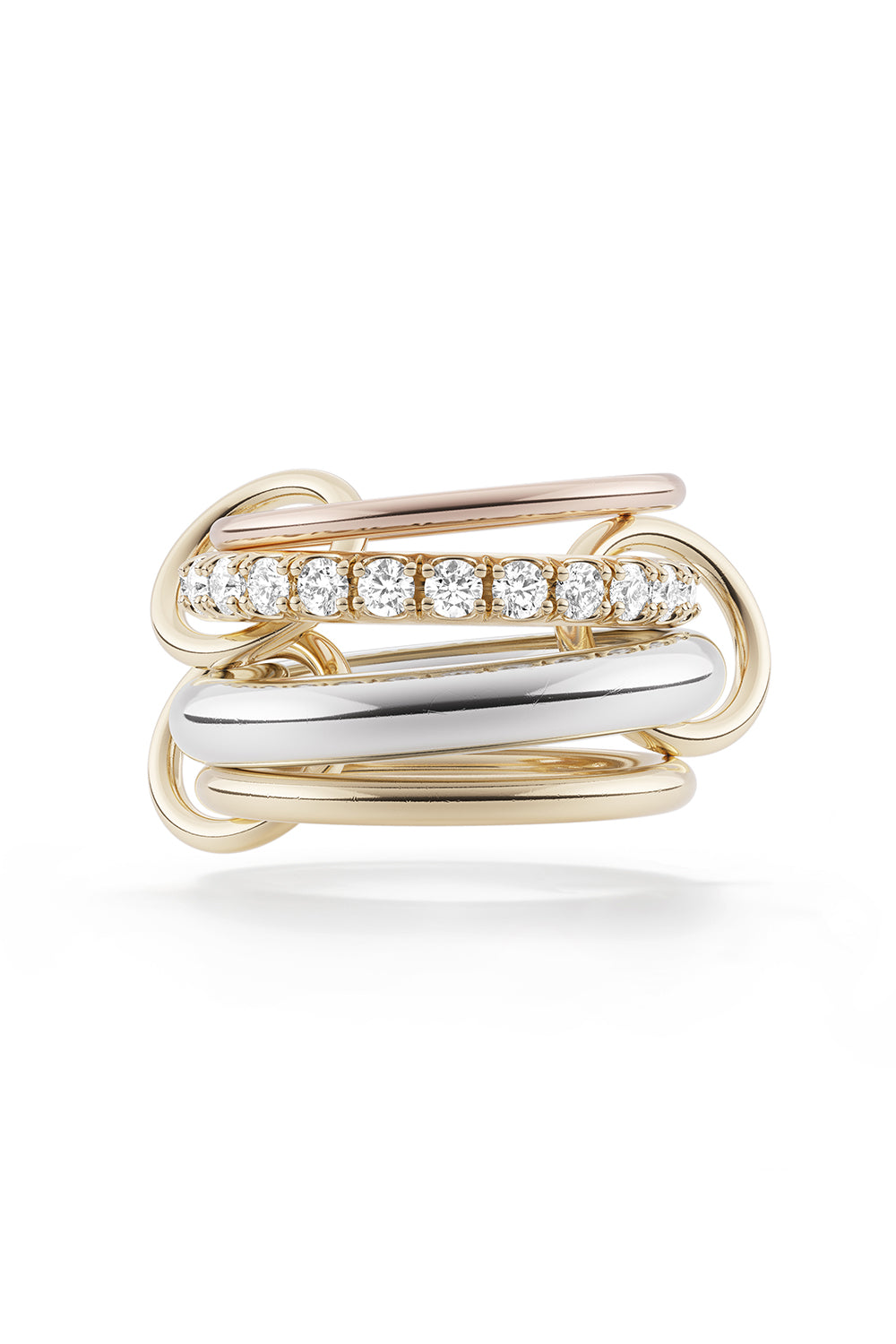 Janssen MX Four Link Ring-YELLOW GOLD-8-JEWELRYFINE JEWELRING-SPINELLI KILCOLLIN