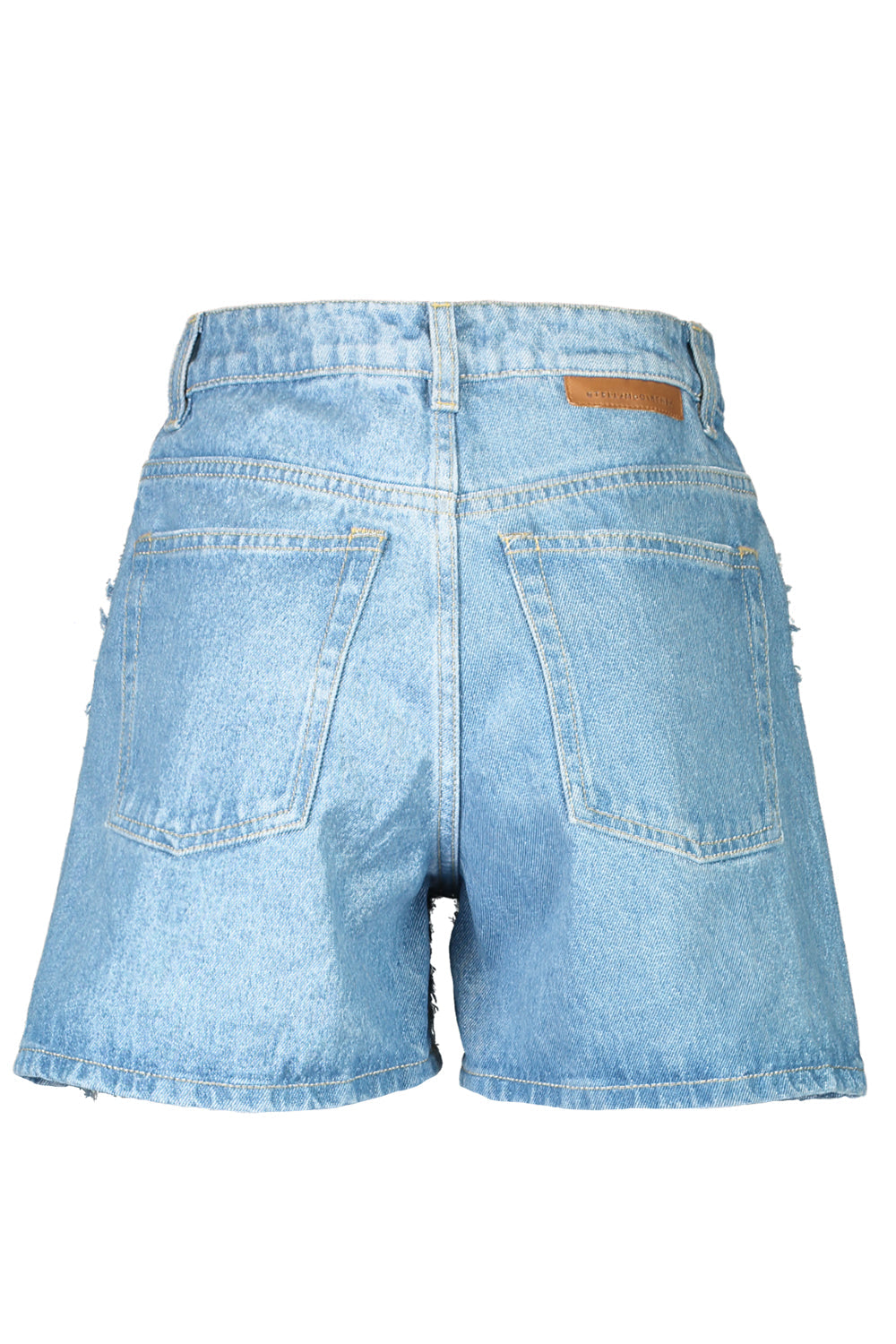 Denim Shorts-LIGHT BLUE-26-CLOTHINGPANTSHORT-STELLA MCCARTNEY