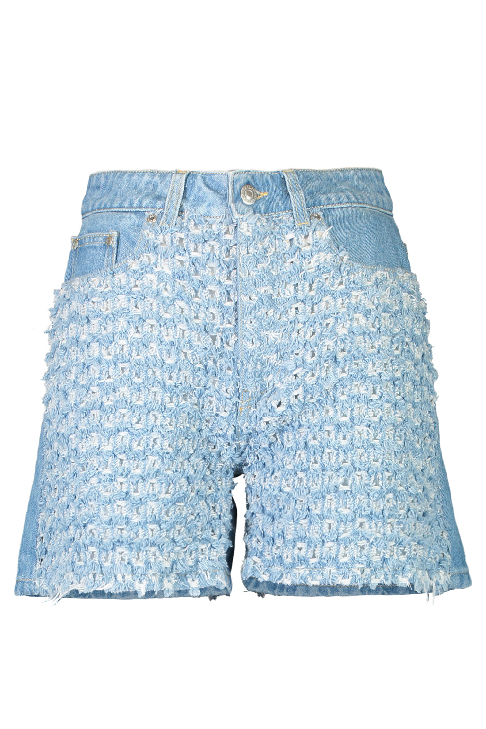 Denim Shorts-LIGHT BLUE-26-CLOTHINGPANTSHORT-STELLA MCCARTNEY