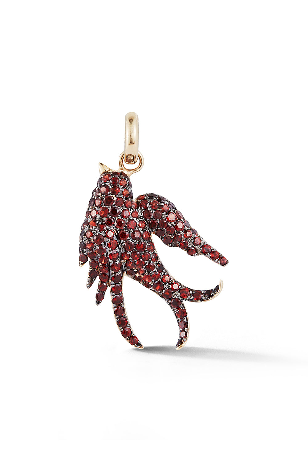 Ruby Sparrow Charm-YELLOW GOLD-JEWELRYFINE JEWELPENDANT-STORROW