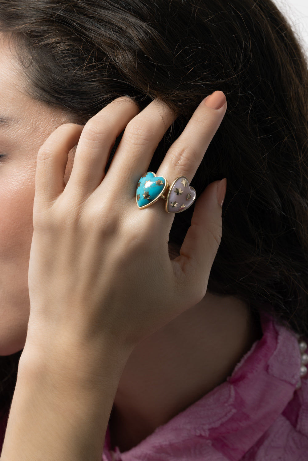 Turquoise Anna Ring-YELLOW GOLD-6-JEWELRYFINE JEWELRING-STORROW