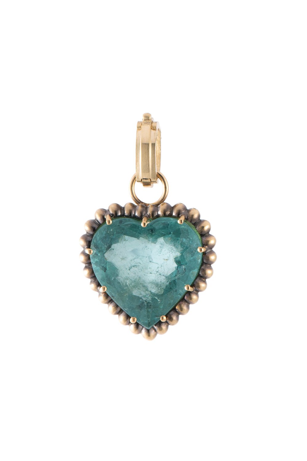 Tourmaline Heart "Europa" Pendant