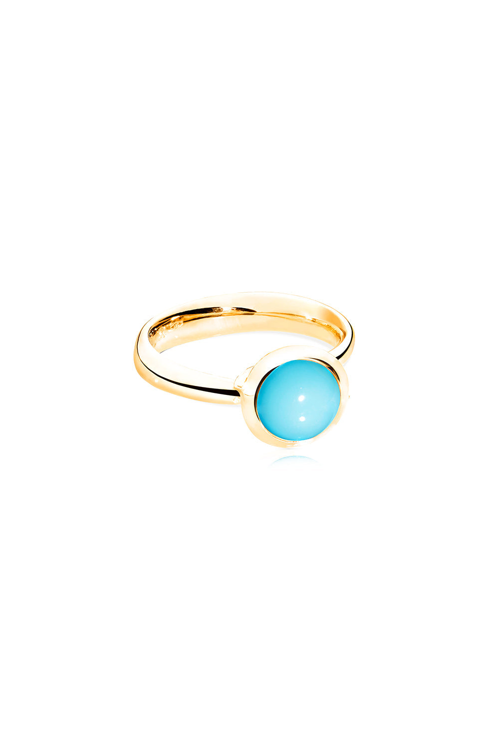 Small Turquoise Bouton Ring