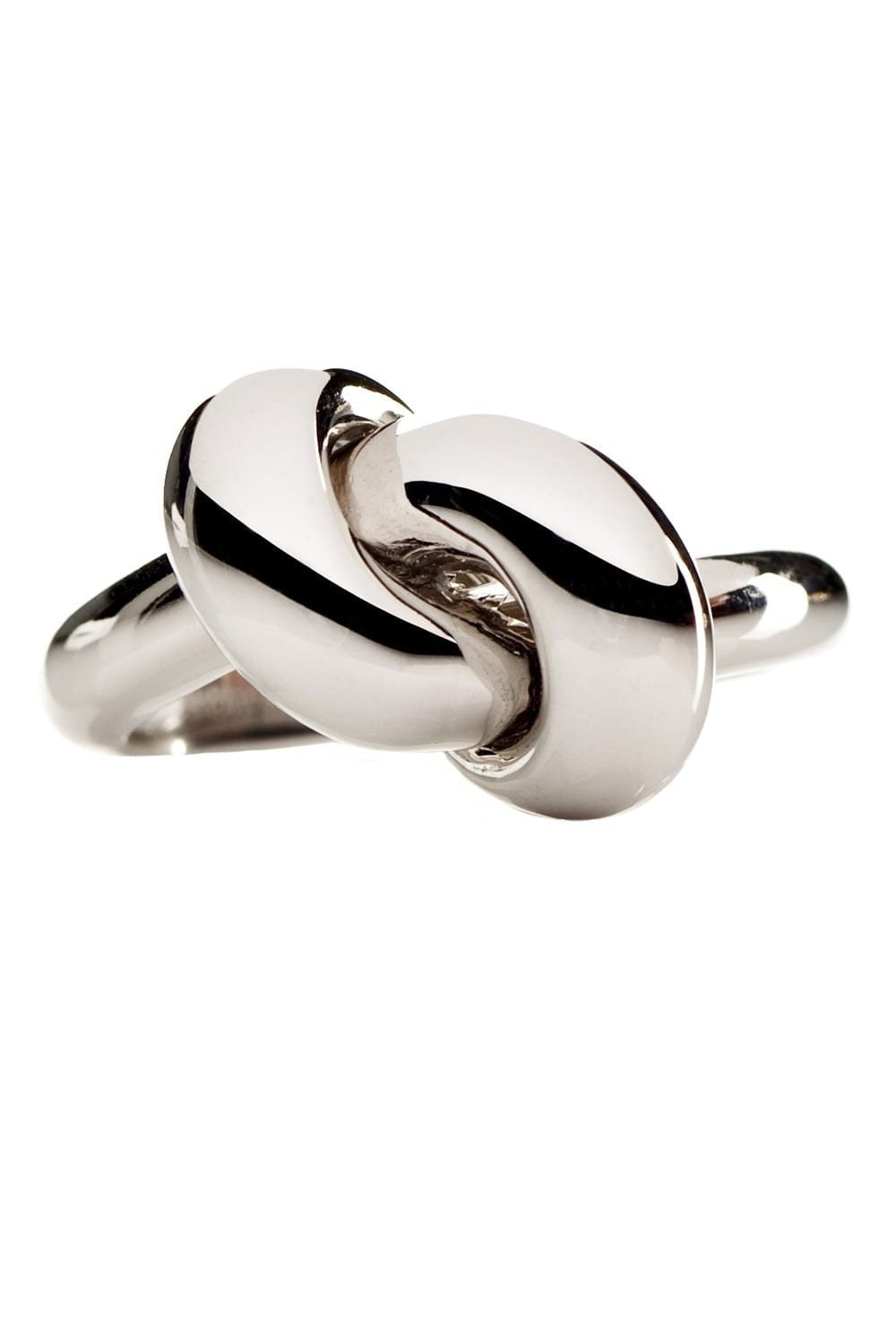 THE LOVE KNOT BY CORALIE-Love Knot Ring - White Gold-WHITE GOLD