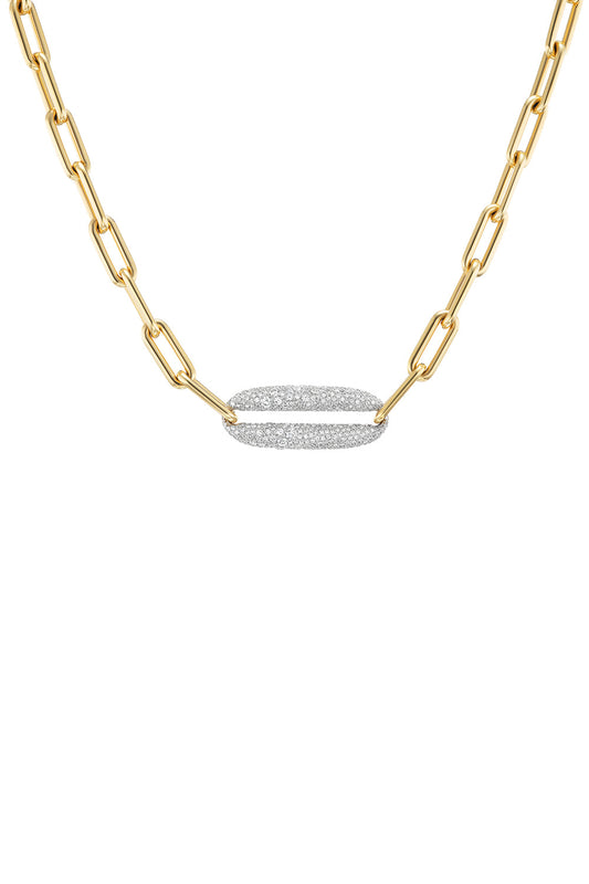 Diamond Power Trip Necklace-YELLOW GOLD-JEWELRYFINE JEWELNECKLACE O-UNIFORM OBJECT