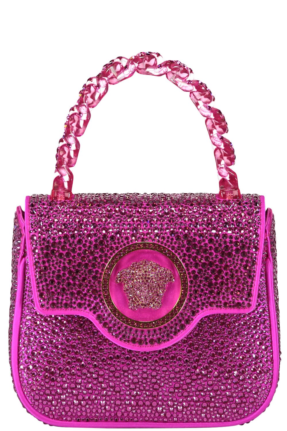 VERSACE-La Medusa Mini Bag - Fuchsia-FUCHSGLD