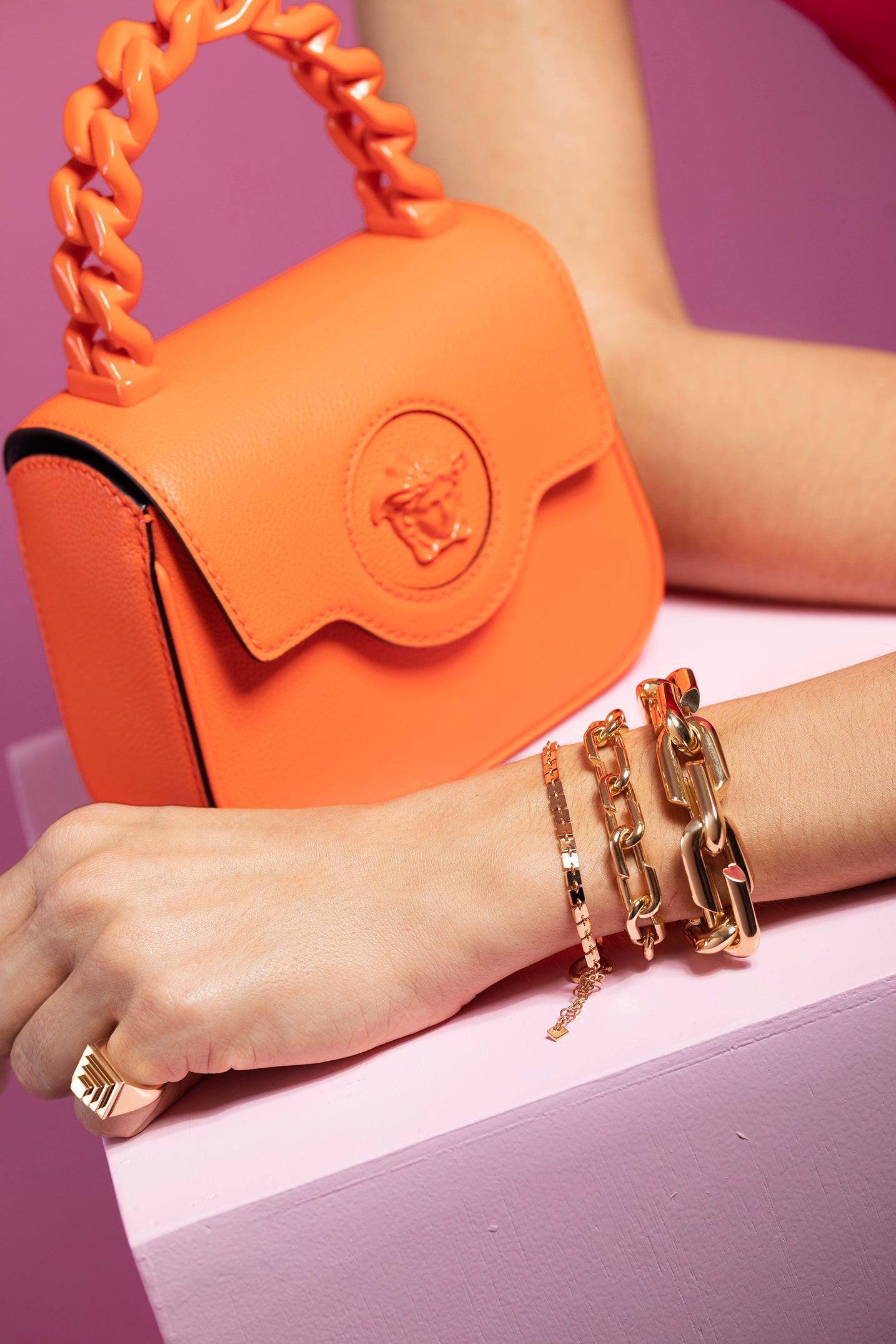 VERSACE-La Medusa Mini Bag-ORANGE