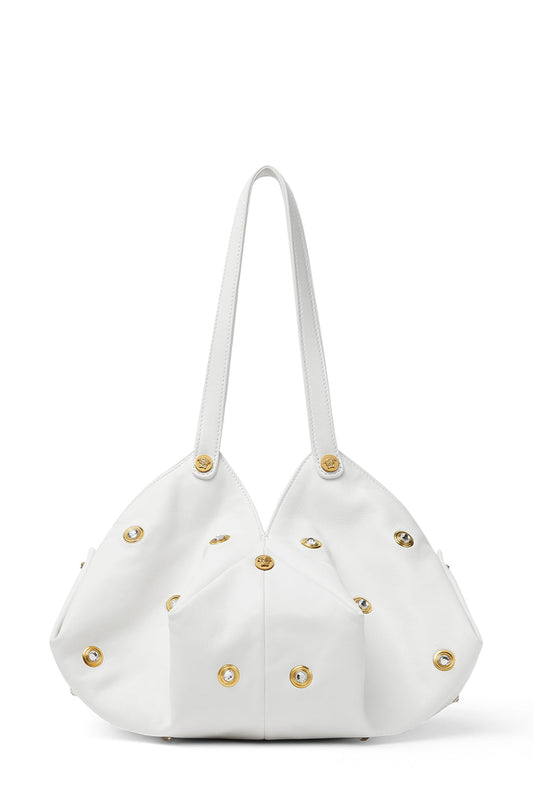 Protea Shoulder Bag - White-PORCWHGL-O/S-HANDBAGSHOULDER-VERSACE