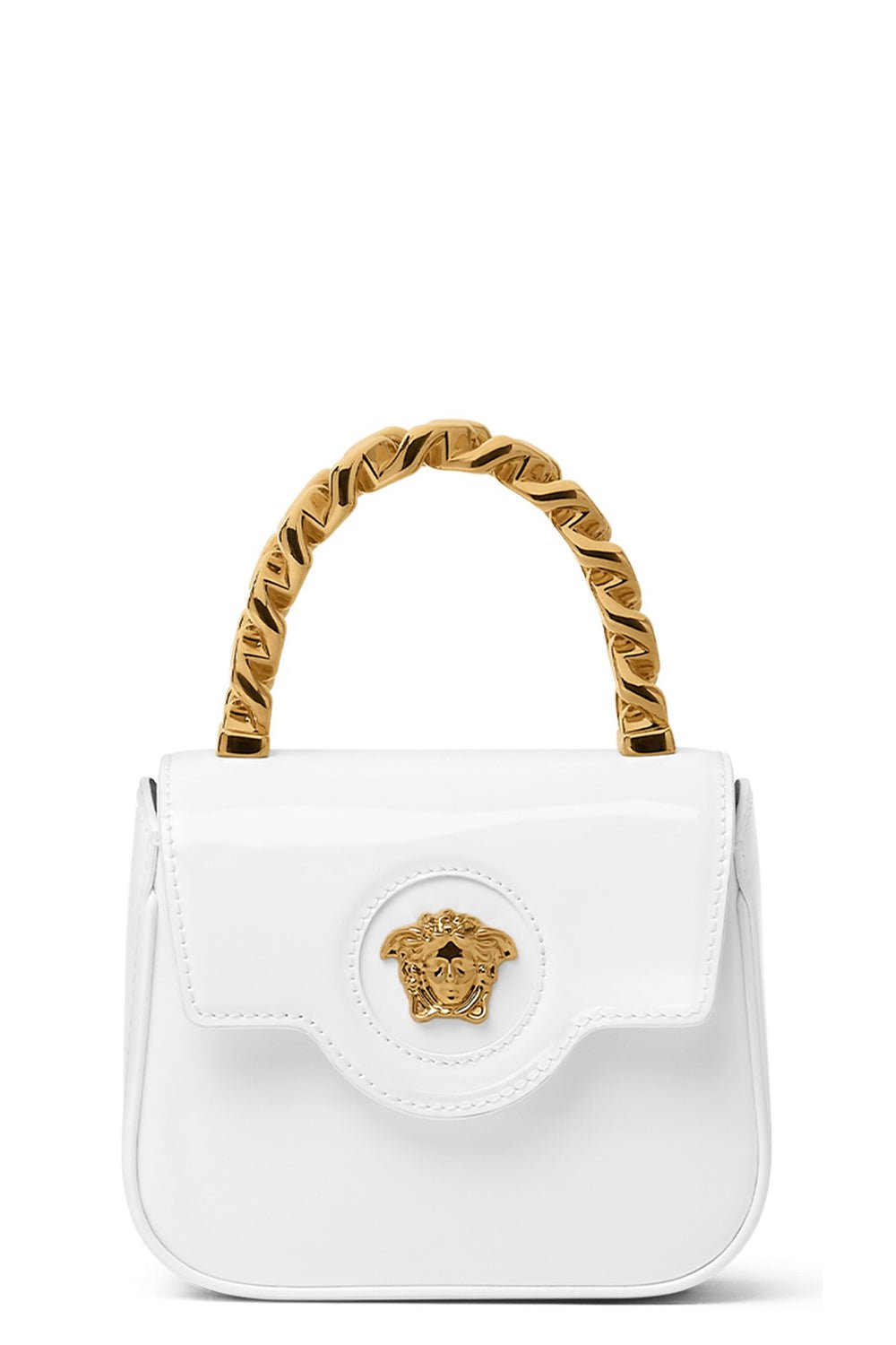 VERSACE-La Medusa Mini Bag - Optic White-OPTWHITE