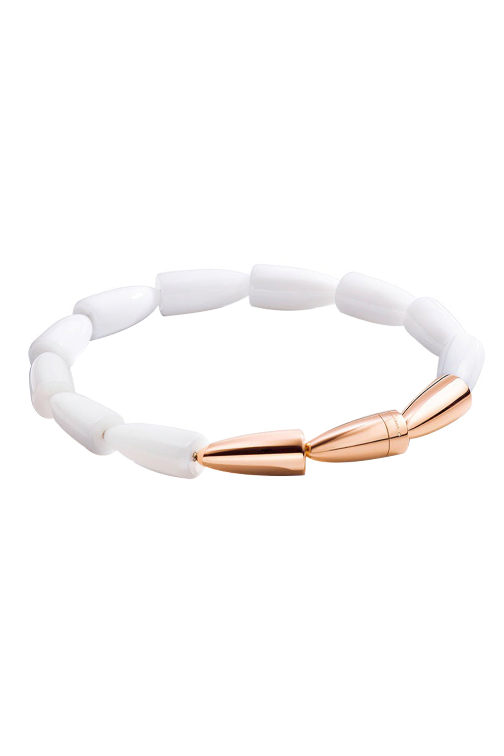 Calla White Agate Necklace-ROSE GOLD-JEWELRYFINE JEWELNECKLACE O-VHERNIER