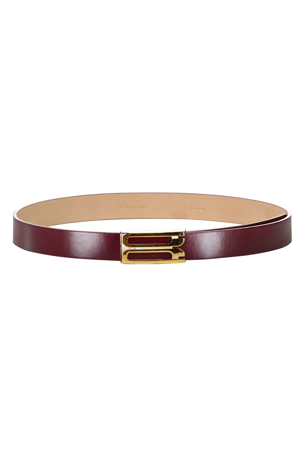 VICTORIA BECKHAM-Frame Belt - Burgundy-