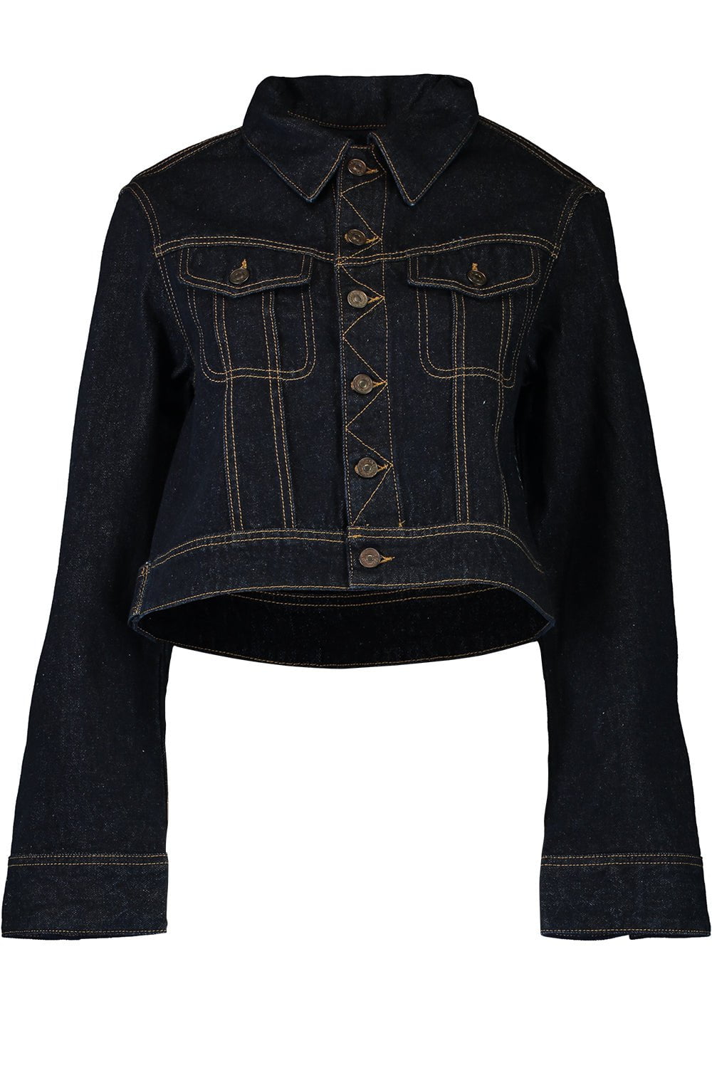 VICTORIA BECKHAM-Cropped Denim Jacket-