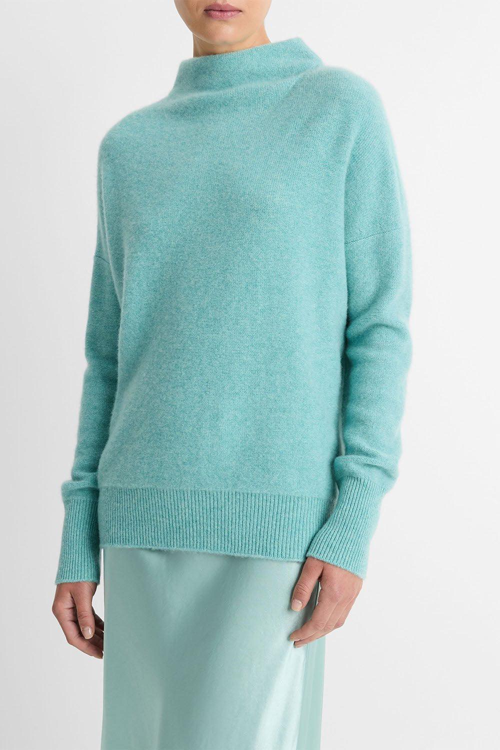 VINCE-Funnel Neck Pullover-