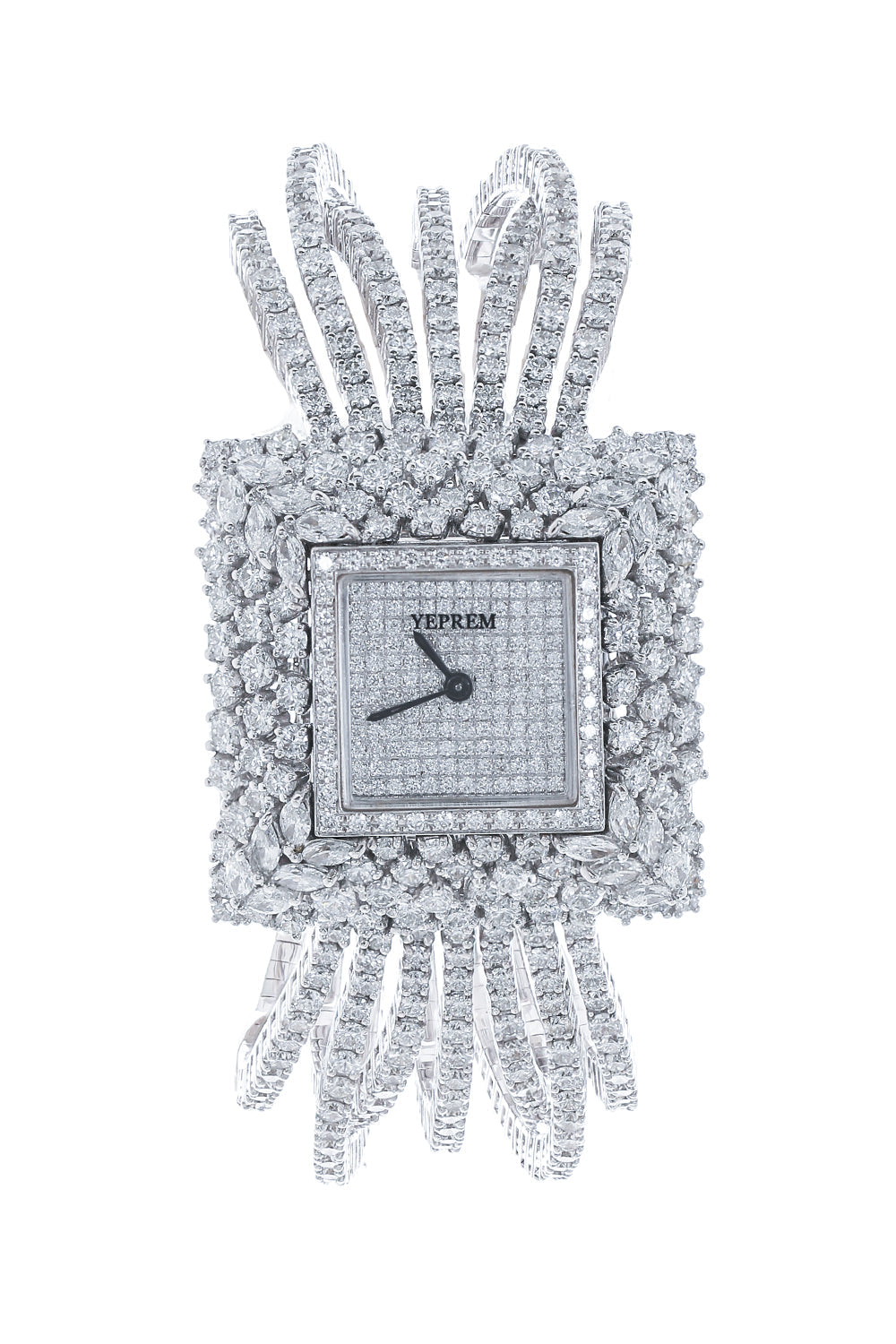 Reign Supreme Diamond Watch-WHITE GOLD-ACCESSORIEWATCHES-YEPREM JEWELLERY