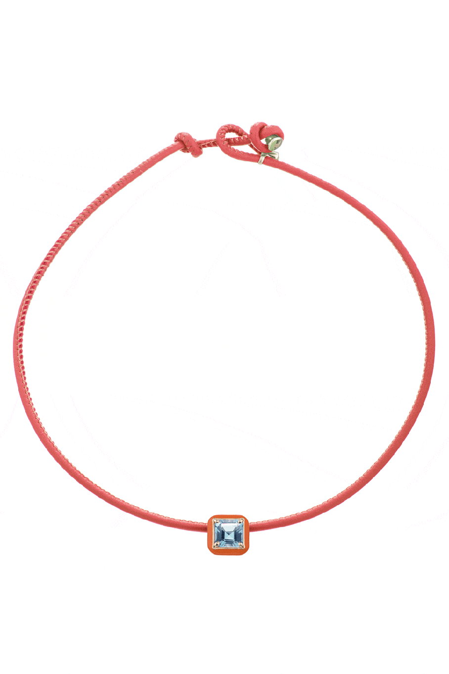 BEA BONGIASCA-Topaz Candy Pop Choker Necklace-YELLOW GOLD