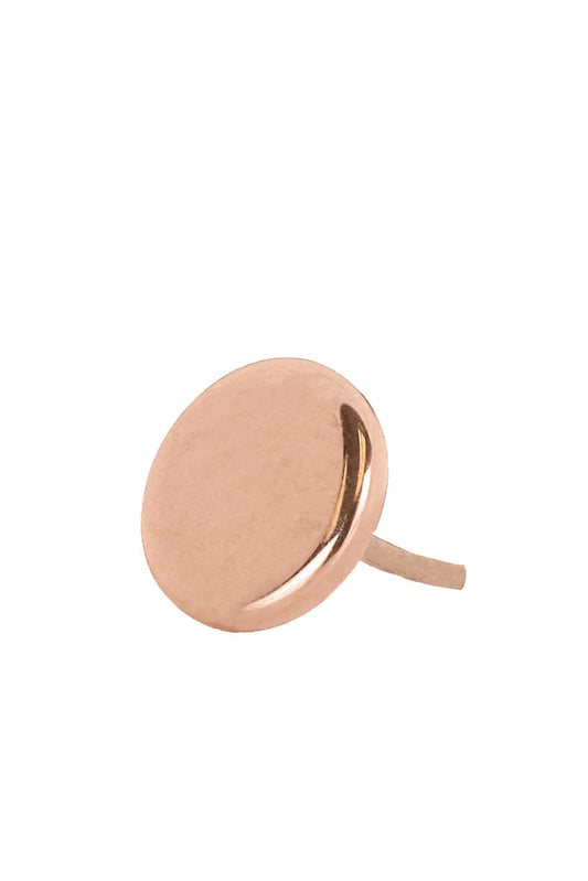 BVLA-Round Disc Pin - 20G-ROSE GOLD