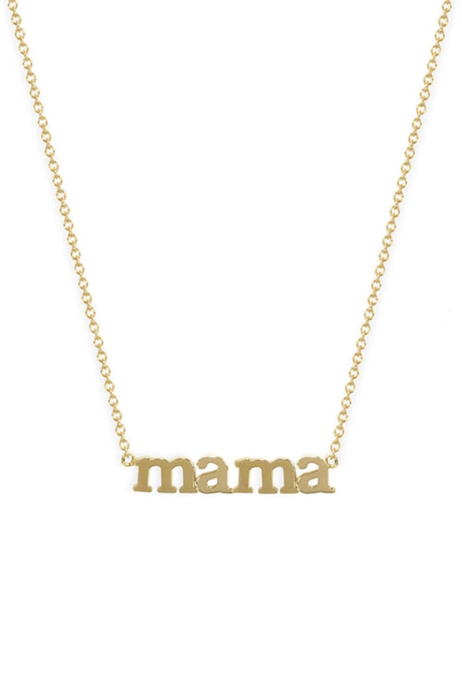 JENNIFER MEYER-Mama Necklace-YELLOW GOLD