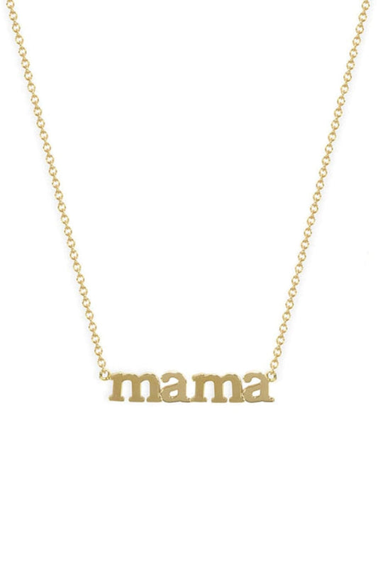 JENNIFER MEYER-Mama Necklace-YELLOW GOLD