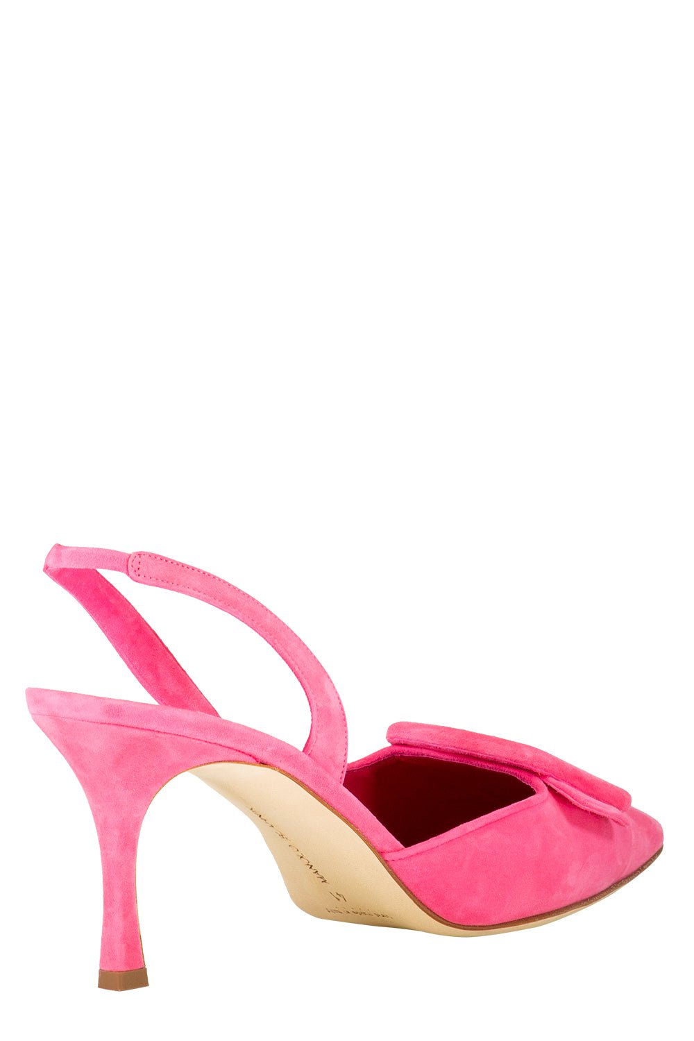 MANOLO BLAHNIK-Maysli Slingback Pump - Bright Pink-