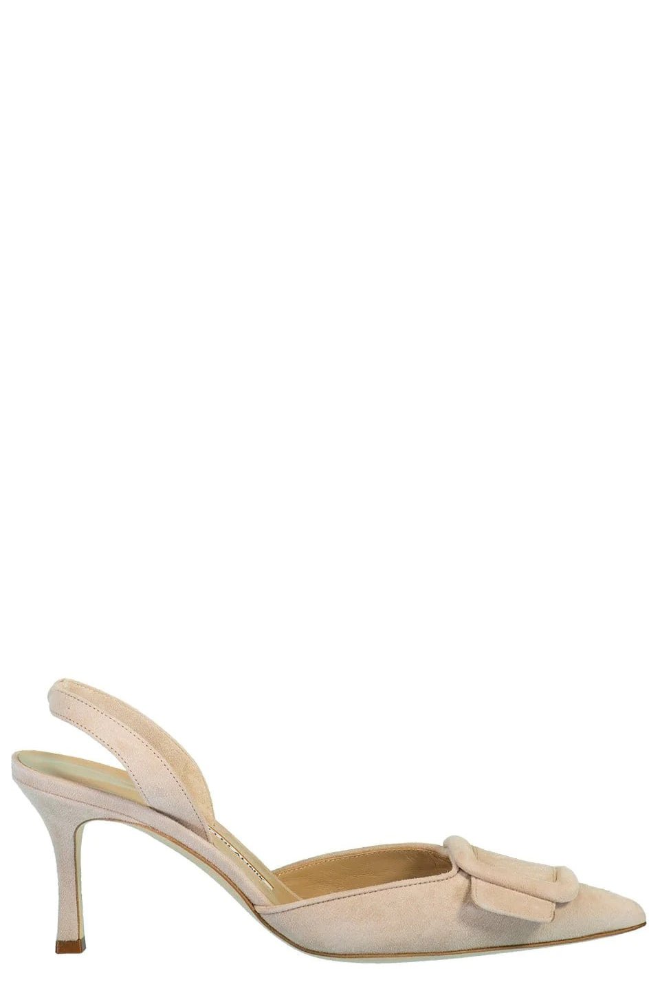 MANOLO BLAHNIK-Maysli Slingback Pump - Nude-